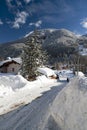 Winter in Pragelato Royalty Free Stock Photo