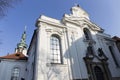 Sunny winter Prague Strahov Monastery, Czech Republic Royalty Free Stock Photo