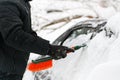 Winter problems of car drivers Royalty Free Stock Photo