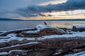 Winter On The Puget Sound Royalty Free Stock Photo