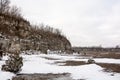 Winter at a Quarry Royalty Free Stock Photo