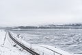 Winter railway in Norway