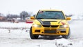 Winter Rally. Mitsubishi Eva 8. 27012018 Rostov-on-Don Russia