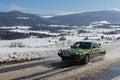 Winter rally on the Vercors Roads