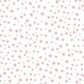 Winter red snow pattern background. vector illustratiom. Royalty Free Stock Photo