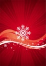 Winter red theme Royalty Free Stock Photo