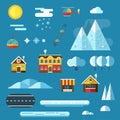 Winter Resort Landscape Creator Set