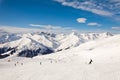 The winter resort Mayrhofen, Austria Royalty Free Stock Photo