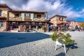 Winter resort of Palaios Agios Athanasios village, near Edessa, Greece.