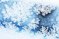 Winter rime background Royalty Free Stock Photo