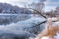 Winter river Royalty Free Stock Photo