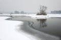 Winter river Royalty Free Stock Photo