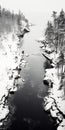 Winter River: A Contemporary Scandinavian Art Photograph