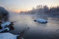 The winter river