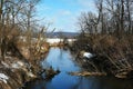 Winter River Royalty Free Stock Photo