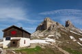 Winter room in Tre CimÃÂµ natural park. Sesto Dolomites, Italy