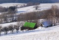 Winter rural landscape Royalty Free Stock Photo