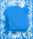 Winter Russia background vector