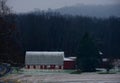 WINTER`S FIRST DUSTING OF SNOW