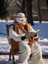 Winter\'s Tale: Snowman Lost in a Good Book