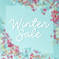 Winter Sale Colorful Tie Dye Graphic