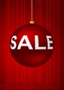 Winter sale illustration Royalty Free Stock Photo