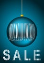 Winter sale illustration Royalty Free Stock Photo