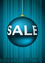 Winter sale illustration Royalty Free Stock Photo