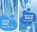 Winter sale, limited time only special offers Royalty Free Stock Photo