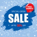 Winter Sale Poster Royalty Free Stock Photo
