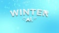 winter sale super sale winter shopping discount animation with snowfall text effect scrible text animation