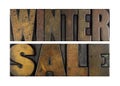 Winter Sale Royalty Free Stock Photo