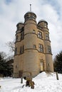 Chatsworth Hunting Lodge in the Snow