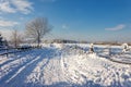 Winter scene in East Grinstead Royalty Free Stock Photo