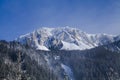 Winter scene in Hasmas mountains Royalty Free Stock Photo