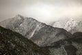 Winter scene in the Japanese alps, Nagano prefecture Royalty Free Stock Photo