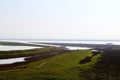 The winter scene of Junshan island in Dongting lake area