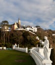 Winter scene at Portmeirion in Wales Royalty Free Stock Photo