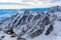 Winter scene in Slovakia Royalty Free Stock Photo