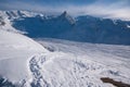 Winter scenery, Meribel, France