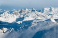 Winter scenery, Meribel, France