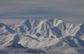 Winter Scenery in the Oquirrh Mountains Royalty Free Stock Photo