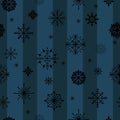 Winter seamless Noel snowflakes for wrapping paper and clothes print and kids and Christmas gifts