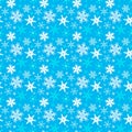 Winter seamless pattern with snowflakes Royalty Free Stock Photo