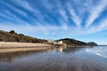 Winter Seascape at Charmouth Royalty Free Stock Photo