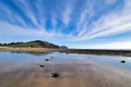 Winter Seascape at Charmouth Royalty Free Stock Photo