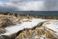 Winter seascape of Lofoten Islands, Royalty Free Stock Photo
