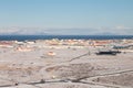 Winter season aerial view Reykjavik cityscape downtown, Iceland Royalty Free Stock Photo