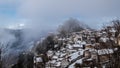 The small village of Cervara, headoffice of artists during winter season