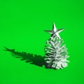 Winter season,christmas celebrate concepts ideas with silver pine cone